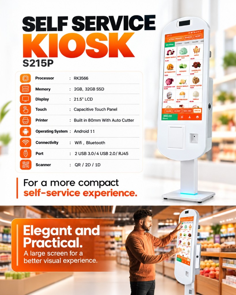 Scangle self-service kiosk