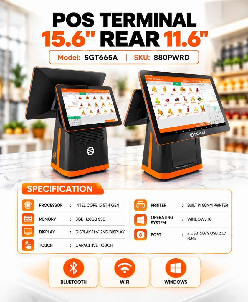 Scangle POS terminal